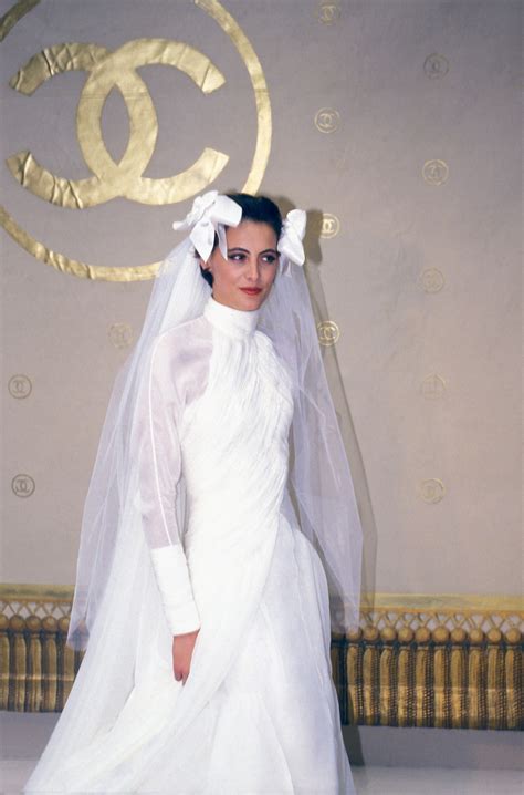 vintage chanel wedding dresses for sale|chanel haute couture wedding dresses.